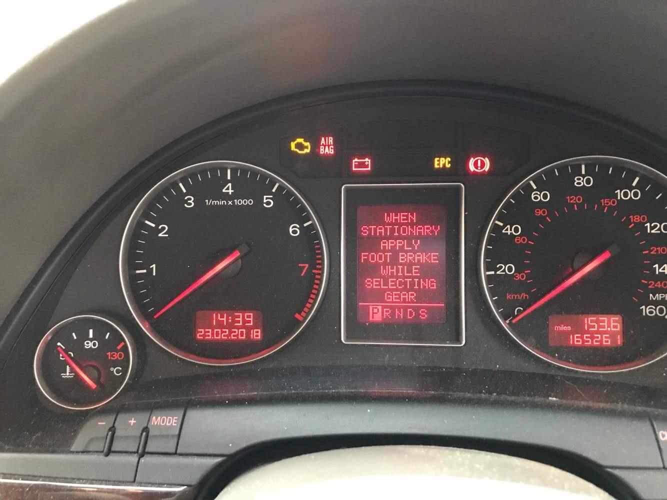 A4 2.4 V6 engine low oil pressure watning Audi A4 B7 Forum