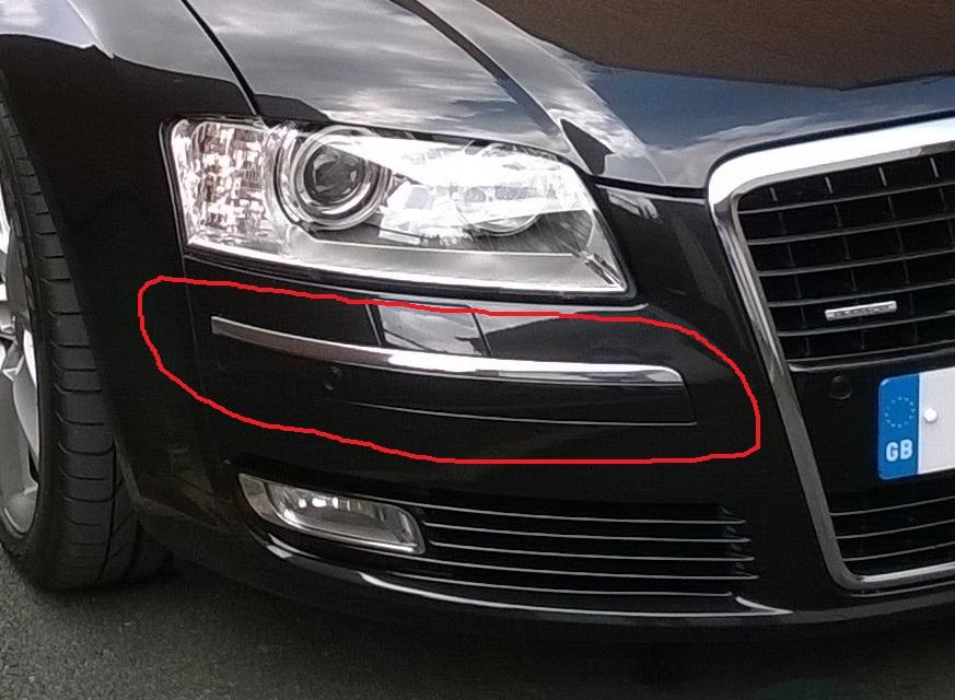 Audi a8 d3 front bumper discount